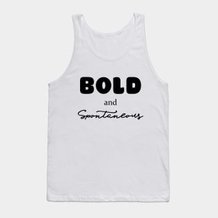 ISFP Bold and Spontaneous Tank Top